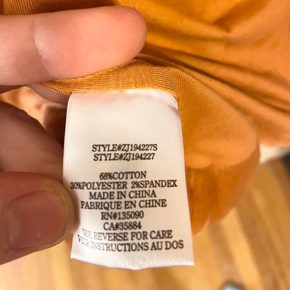 NWOT Altar’d State burnt orange corduroy down coat - Picture 6 of 7